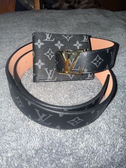 Monogram Belt and Wallet Set