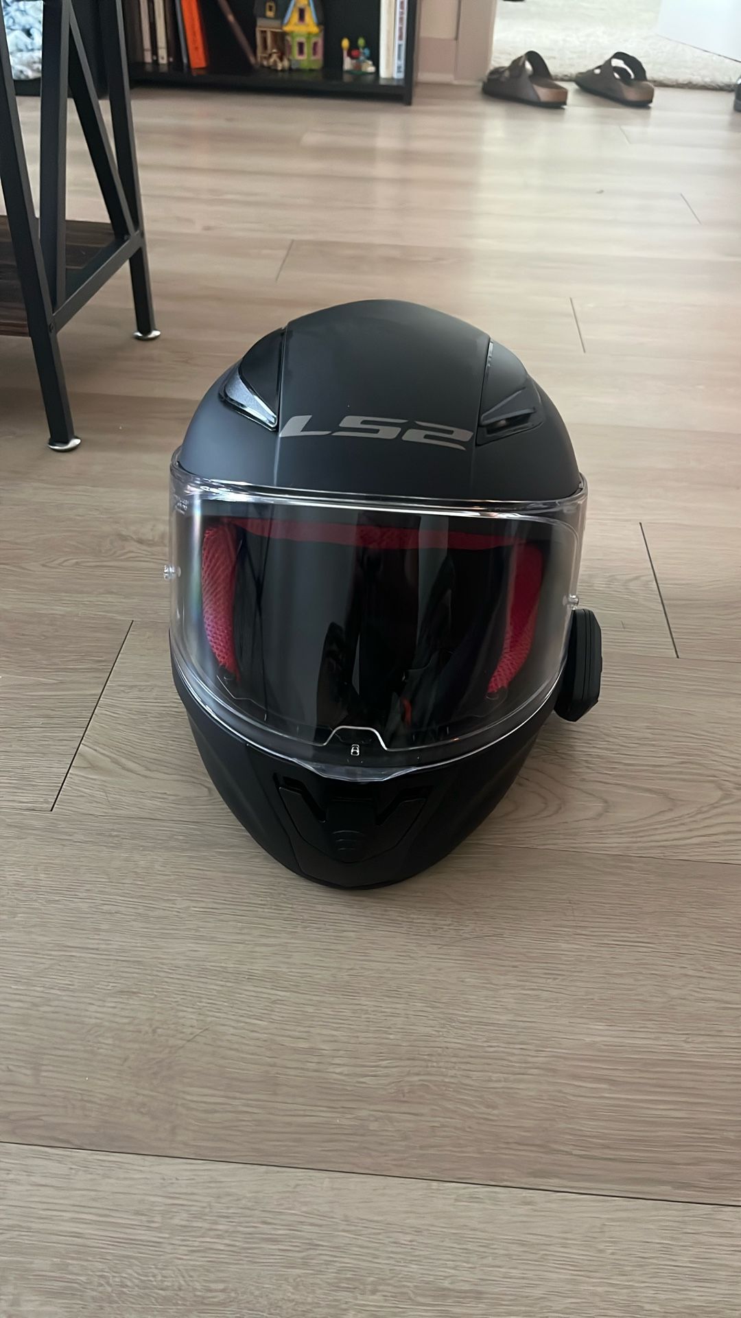 Helmet With Bluetooth Unit