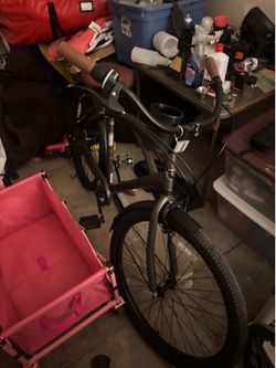 26” Huffy Cranbrook Beach Cruiser Bicycle – Matte Black – Like New
