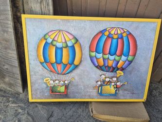 Whimsical Musicians in Balloons" by artist J. Roybal Frame Music