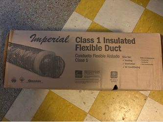 New 8.0-in x 25.0-ft Polyester Insulated Flexible Duct 6.0 - R