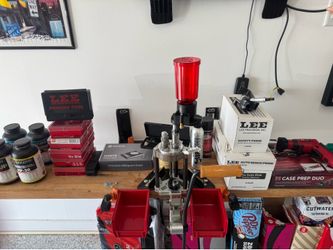 Reloading press and equipment