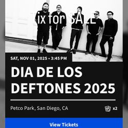 Deftones Concert Tickets 