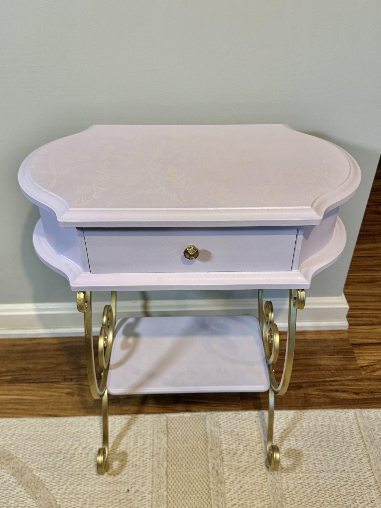 New Hand-Painted Accent Table – “Elation” by Sherwin-Williams