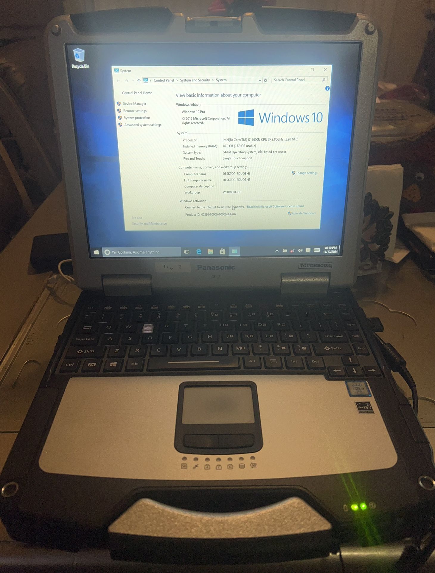 Panasonic Toughbook CF-31 Military