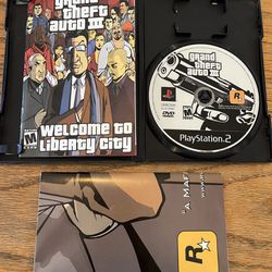 Sony PlayStation 2 Grandtheft Auto 3 is complete with CD game
