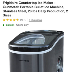 Frigidaire countertop ice maker
