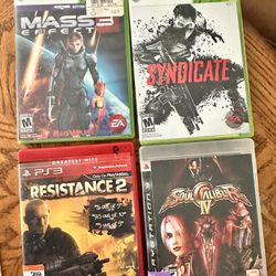 PlayStation 3 and Xbox 360 Games