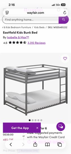 Full Size (mattress) Bunk Bed