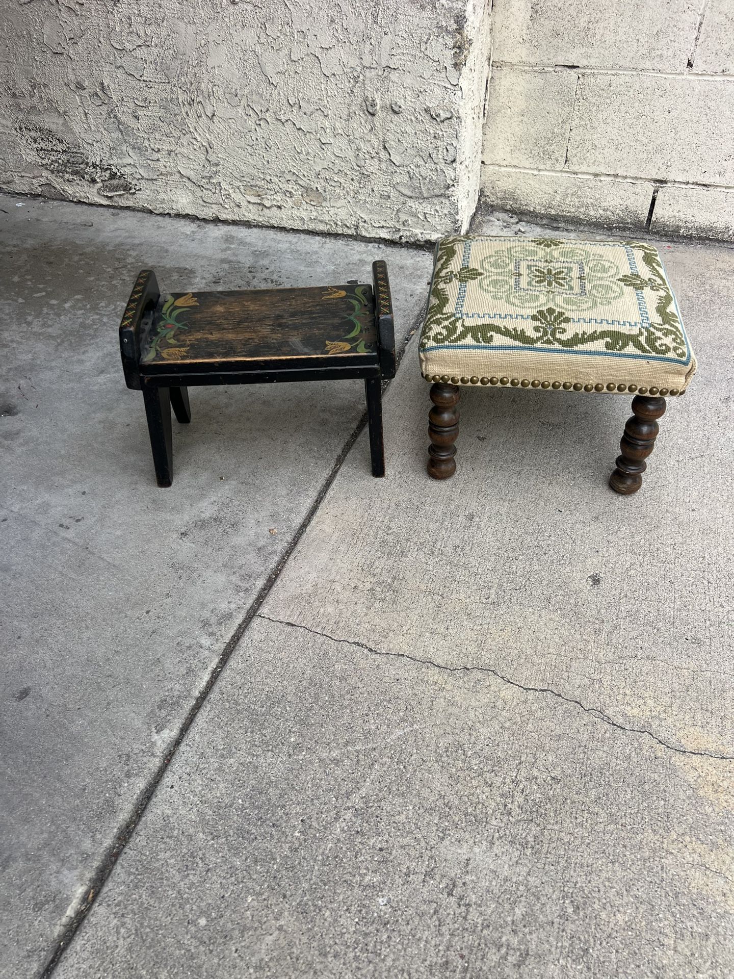 Antique Stools .,
