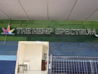Color Changing LED Neon "The Hemp Spectrum" Sign