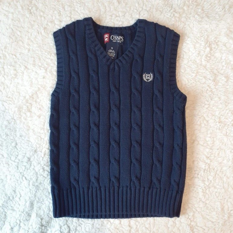 Boy's Knit Sweater Vest Size 5