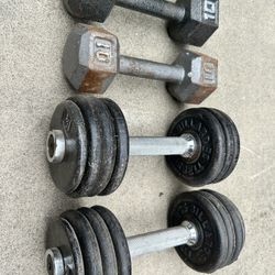 Dumbbells 10s And 21s 