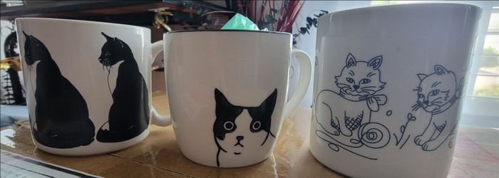 Coffee or gift mugs, -Cats