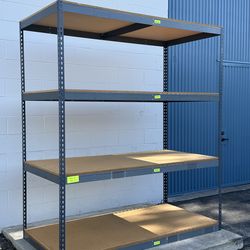 72 in W x 48 in D Industrial Quality Storage Rack Shelving 4 Tier Level Shelves Delivery Available