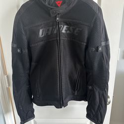 Dianese Black Motorcycle Jacket with protective pads