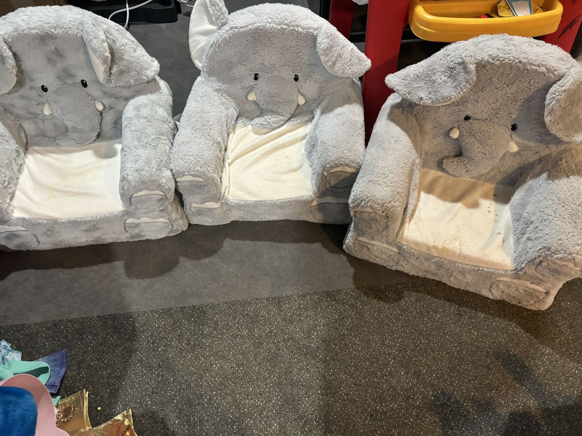Plush Toddler Elephant Chair