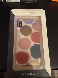Wit & Delight Hard Shell iPhone Case | Size iPhone X