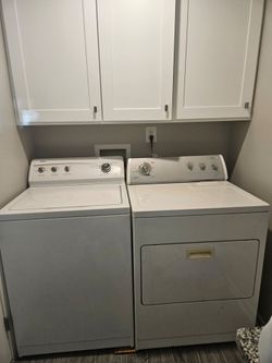 Washer and dryer