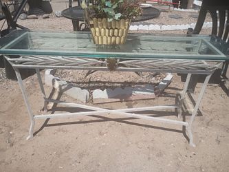 Glass Top Table