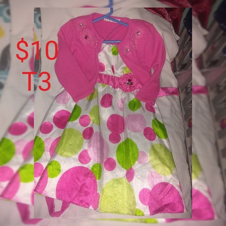 Bellos vestidos para niñas......a$8 lo de $10