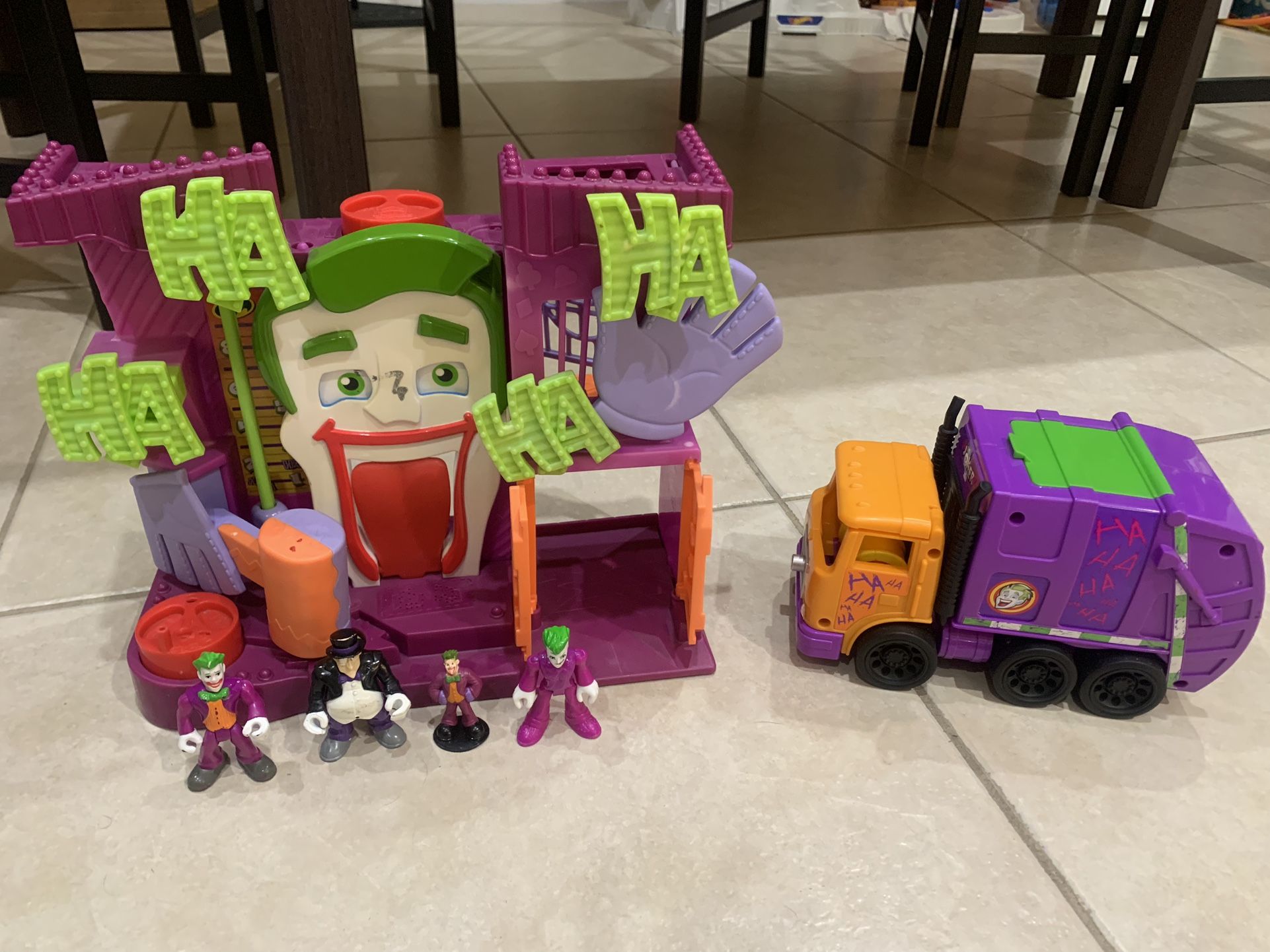 Joker House Truck And Toys Batman