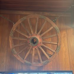 Wooden Wagon Wheel