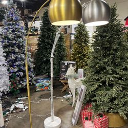 Project 62 Span Single Head Metal Globe Floor Lamp (Includes CFL Bulb)