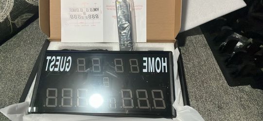 Digital Scoreboard with Remote