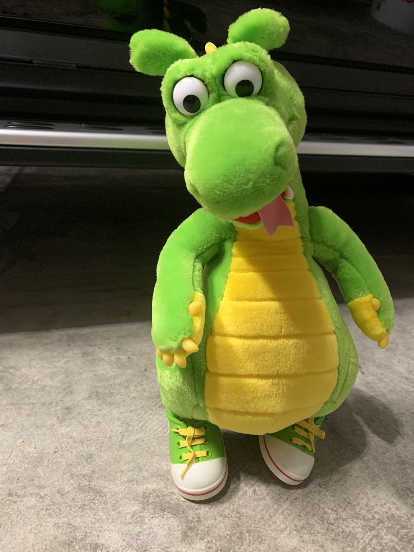 90s Dudley the dragon stuffed animal