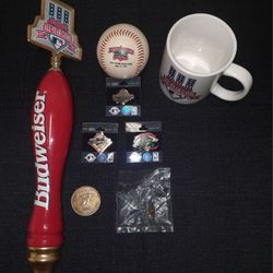 Vintage Cleveland Indians Allstar Game World Series Memorabilia Set