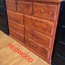 Dresser 9 Drawers 100% Pinewood