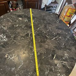 Marble Kitchen Table And Side Board $200
