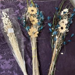 Set Of 3 Flower Bunches