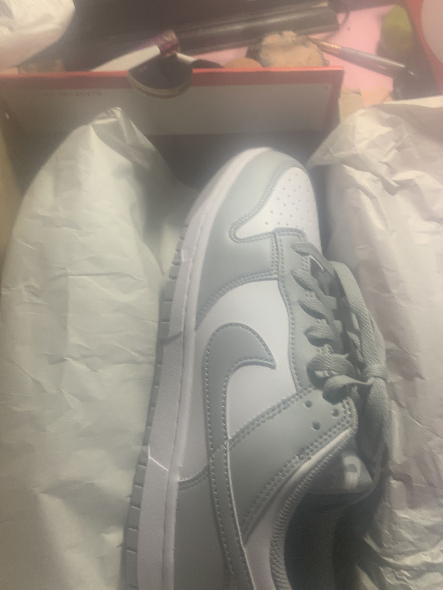 Nike. White And Gray