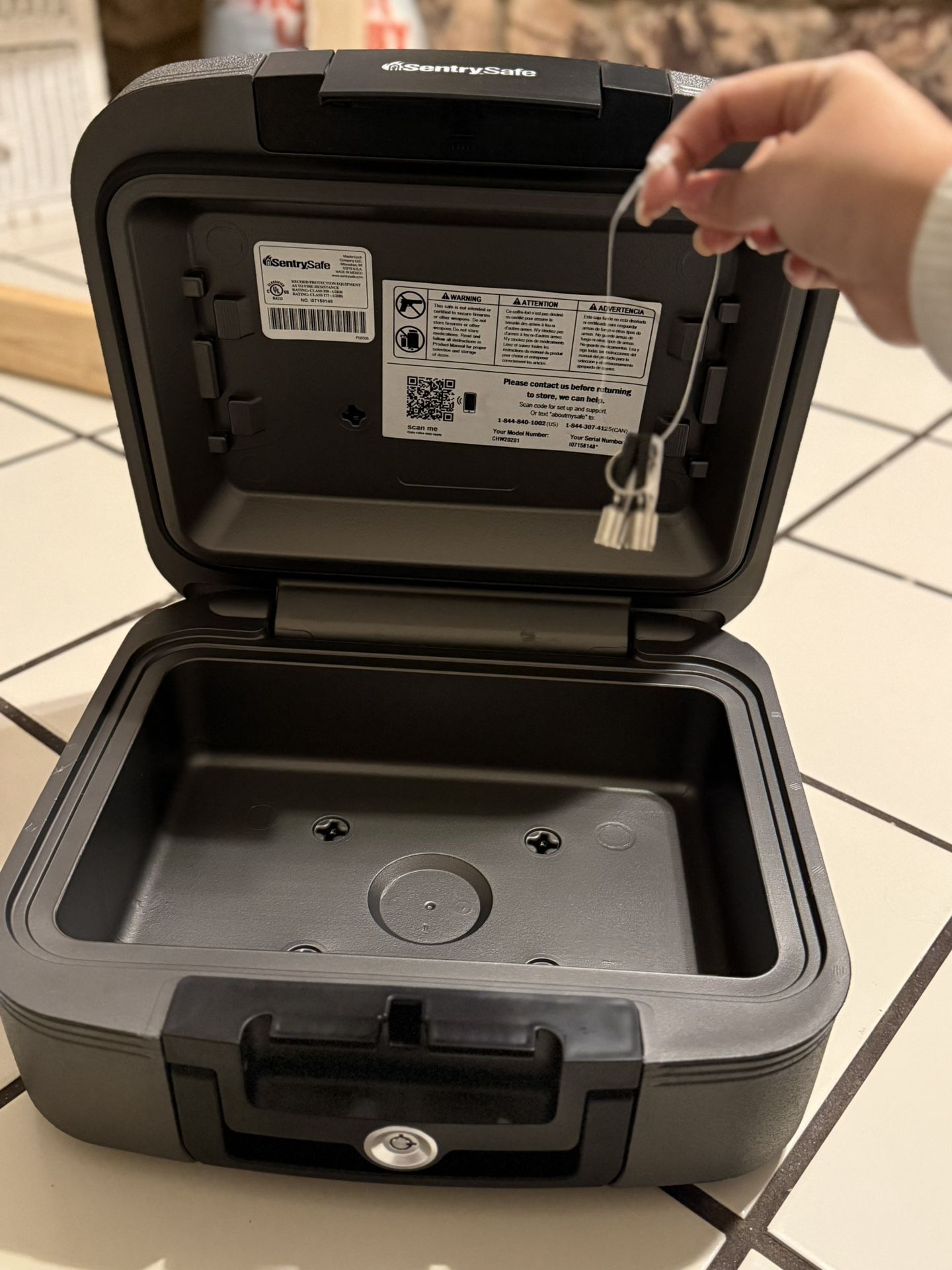 SentrySafe Medium Chest - Fireproof, Waterproof, and Secure