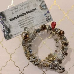 Betsy Gentile Designs Wrap Charm Bracelet