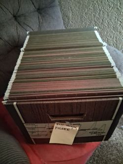 Free box hanging like folders.