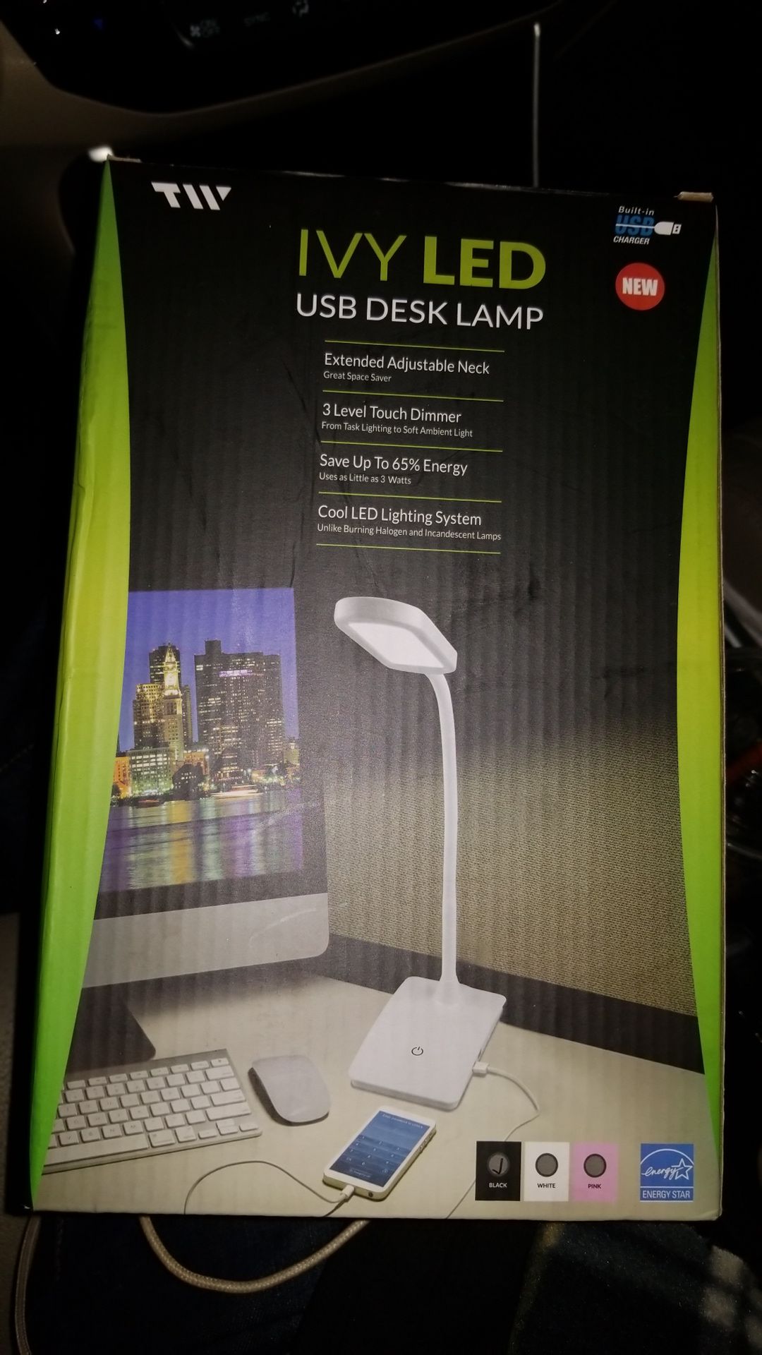 NEW LAMP- USB Plug in, Energy Star Rated