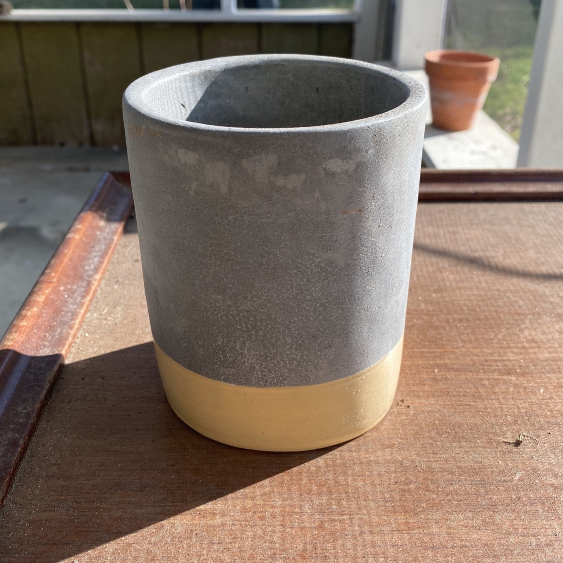 Concrete Pot Flower Pot Vase Plant