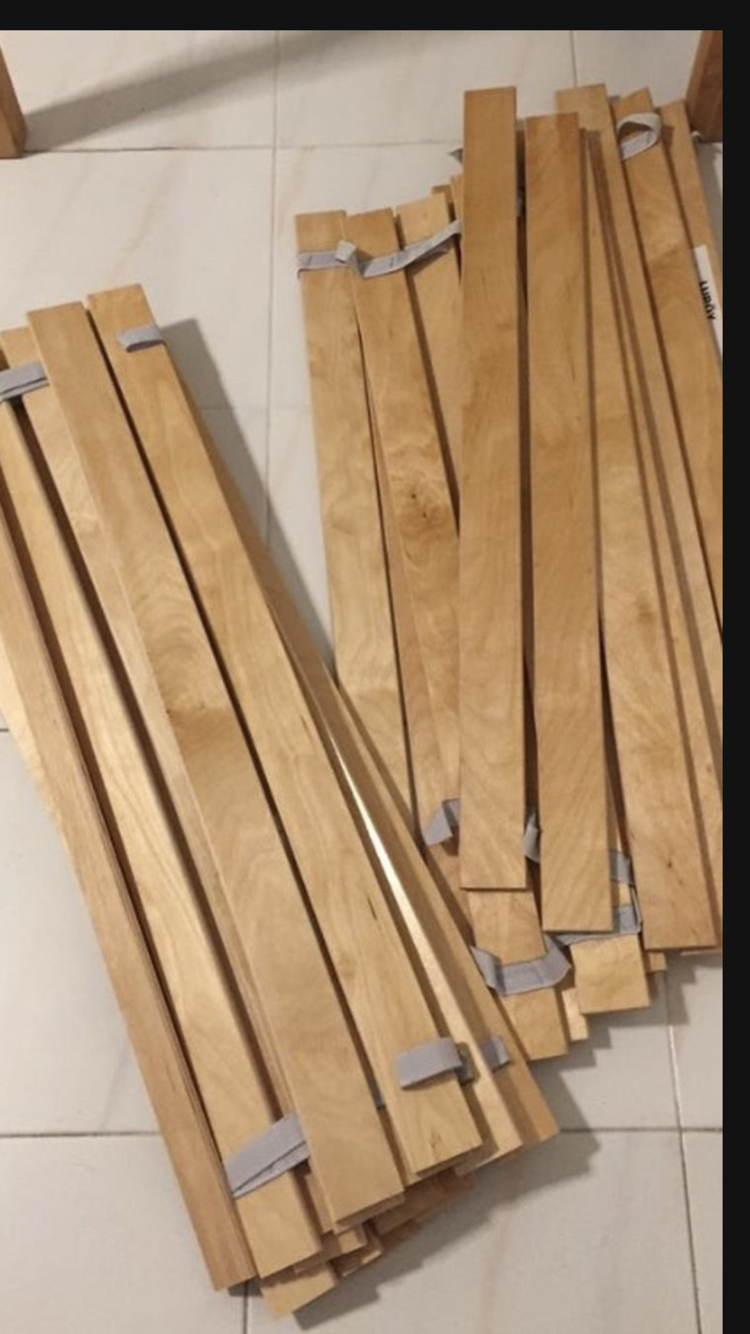 Queen size bed frame slats