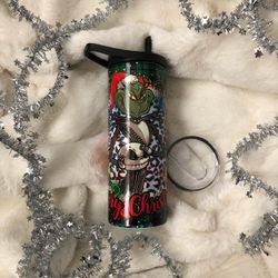 Grinch and Jack Tumbler