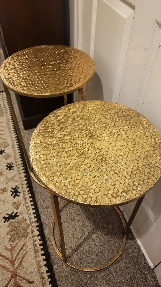 Two Light Weight Tables