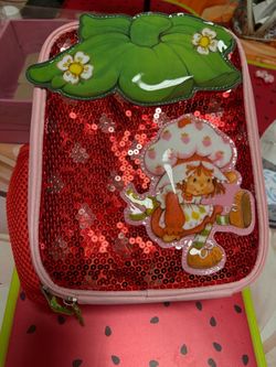 Strawberry Shortcake Cosmetic Bag Sequined Red