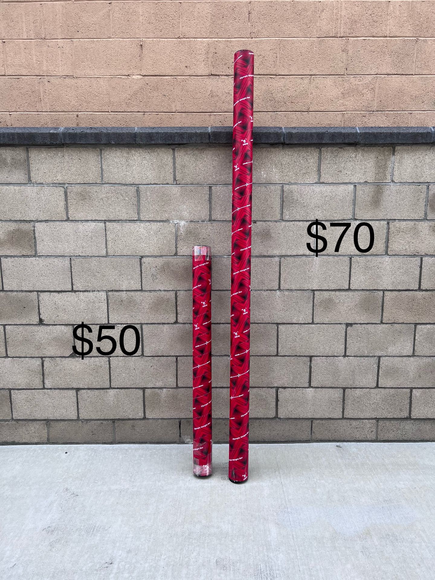 NEW 7’ Olympic Barbell & EZ Curl Bar **See Photo For Pricing, FIRM PRICE**
