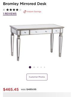 Bromley Mirrored Desk