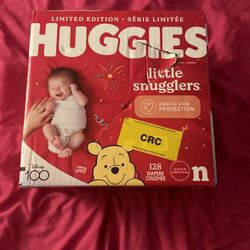 Huggies Little Snugglers 128 Diapers Size Newborn