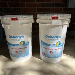 100 pounds of 3 Inch Chlorine Pucks