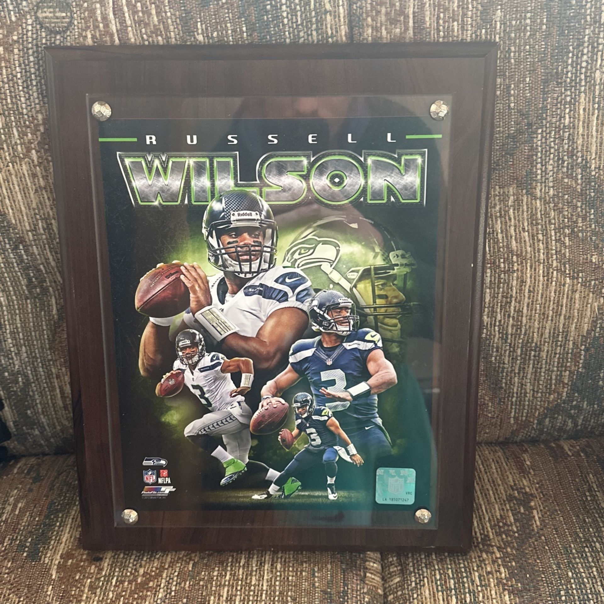 Russel Wilson Framed Poster