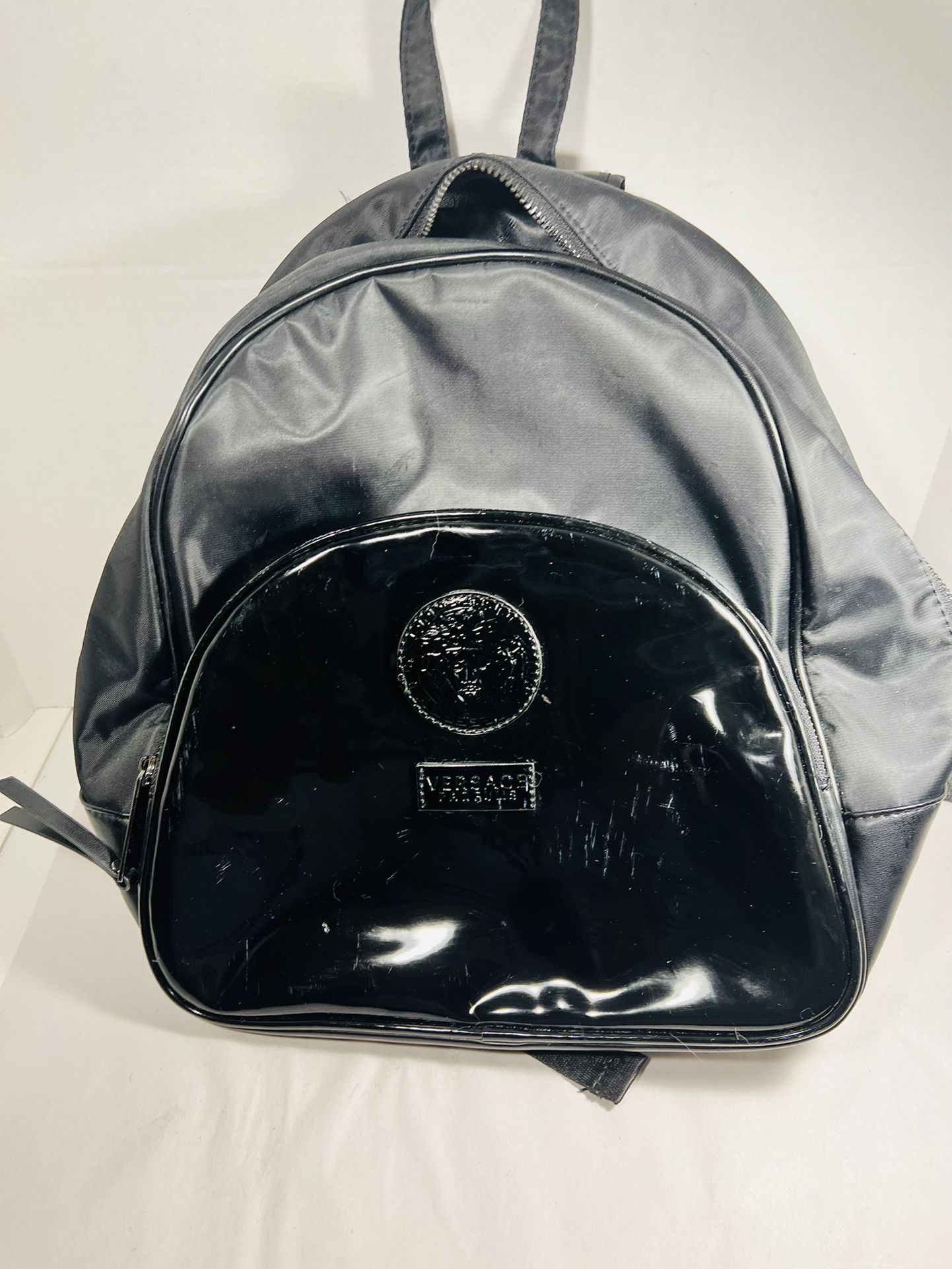  Versace Black Backpack 